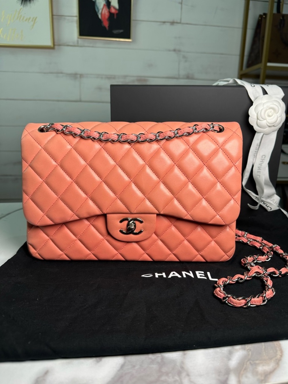 CHANEL 2012 Classic Double Flap 30cm